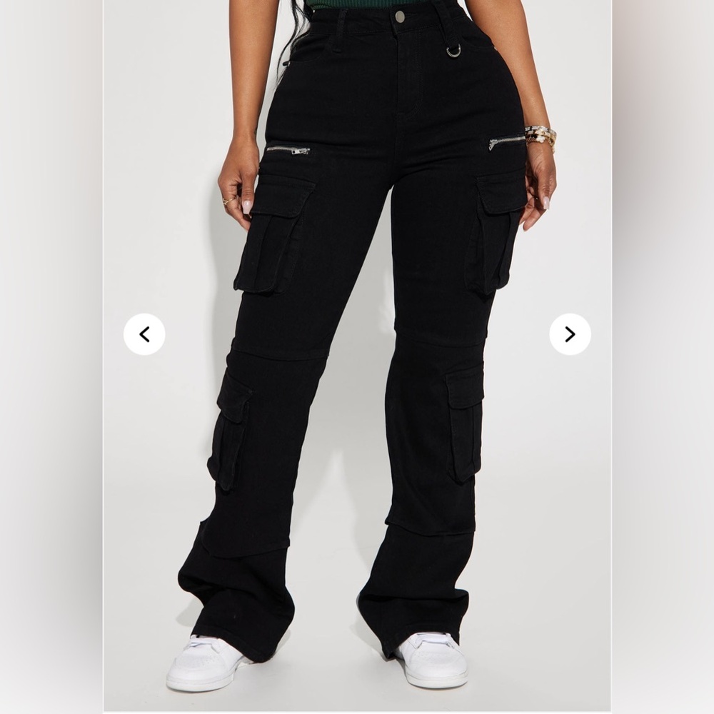 Black Cargo Pants